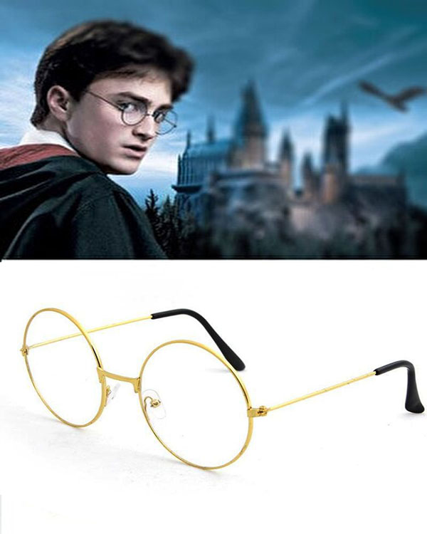 Harry Potter Metal Çerçeveli Gözlüğü - Haryy Potter Gryffindor Gözlüğü (CLZ)