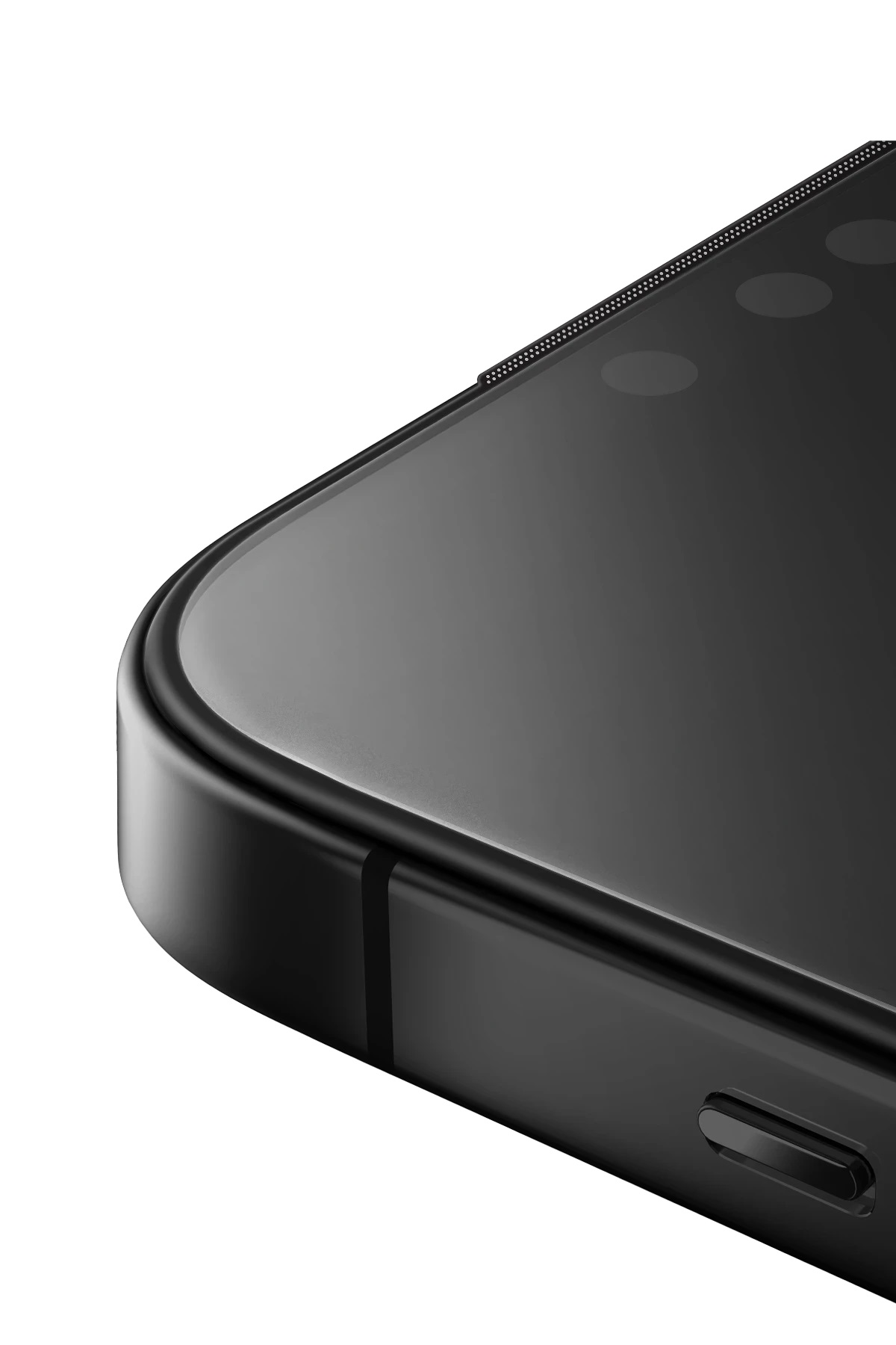 iPhone 16 Max Pro Ekran Koruyucu Kırılmaz Cam Çıtalı Koruyucu