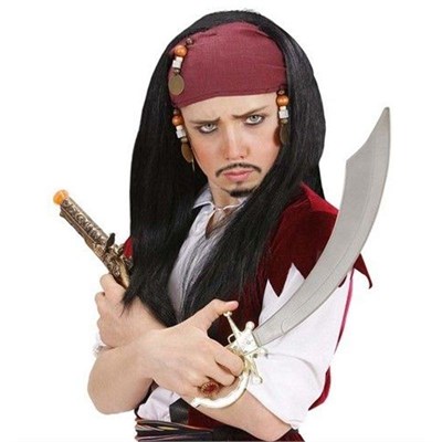 Jack Sparrow Korsan Peruk Bandanalı (CLZ)