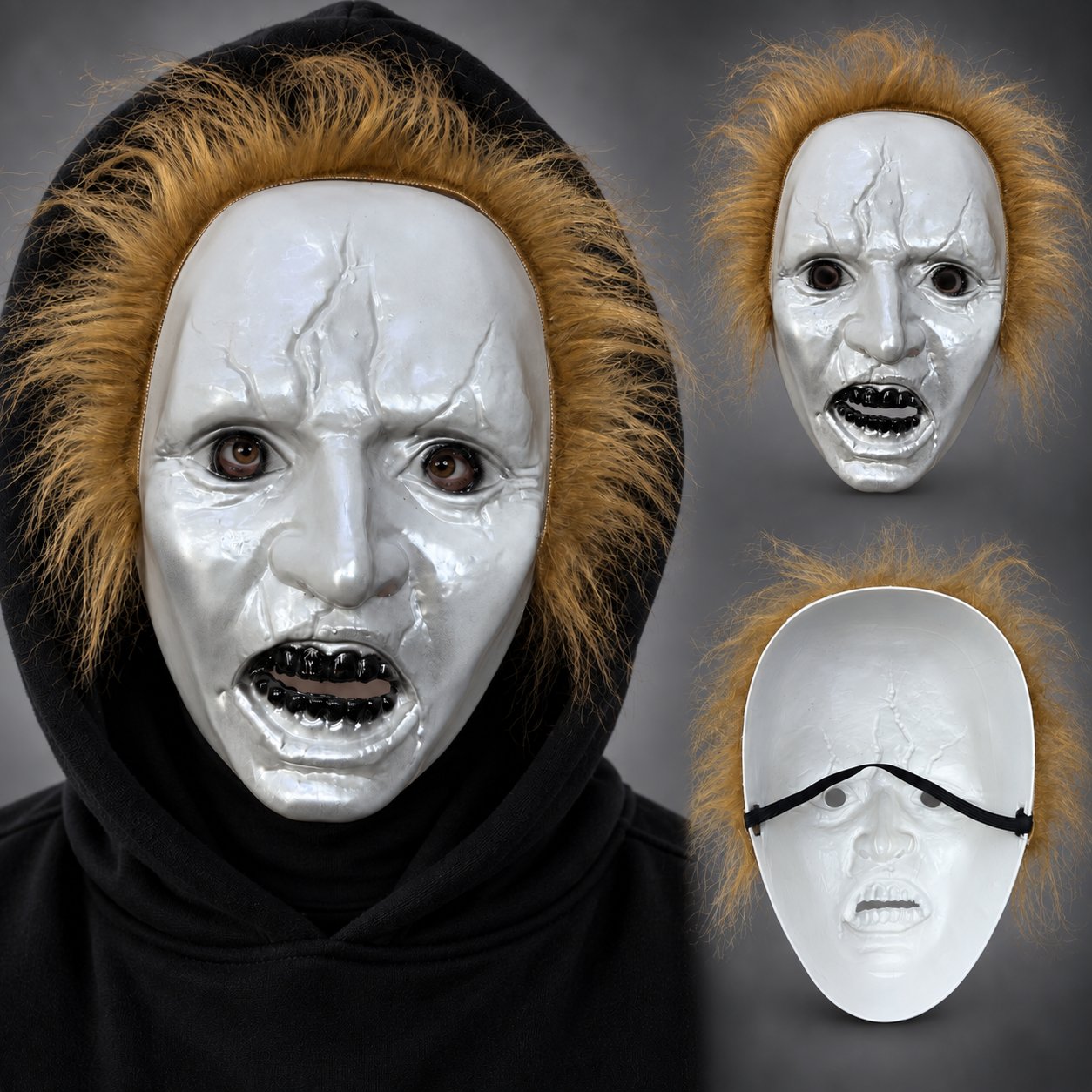 Kahve lı Michael Myers Plastik Karakter Maskesi