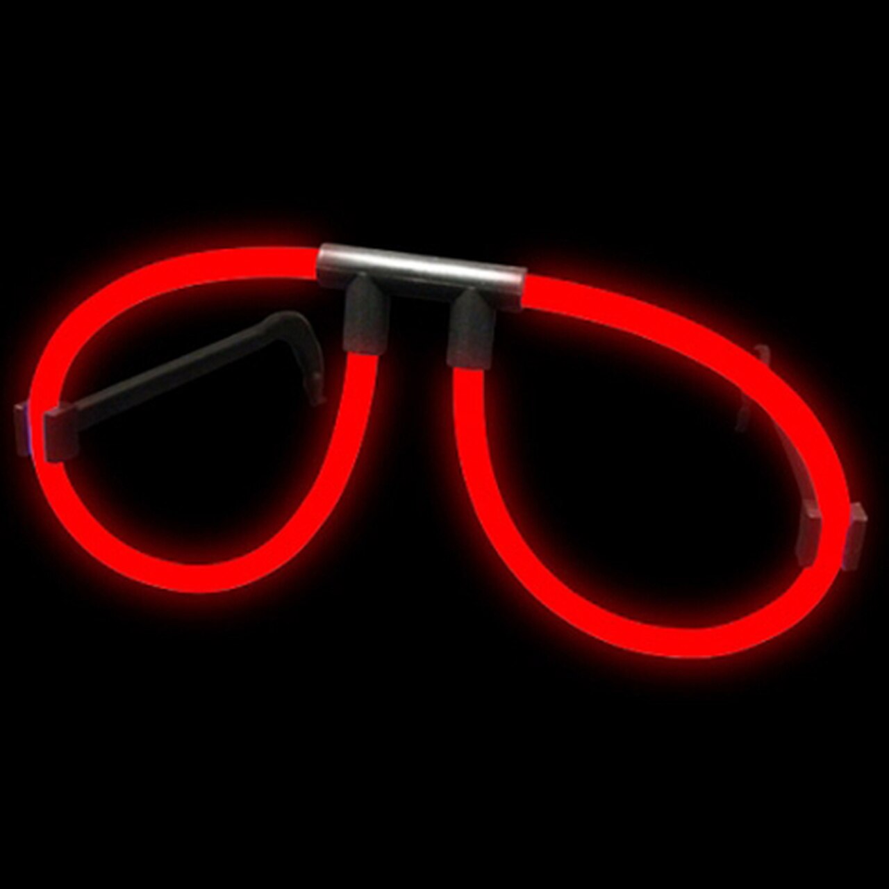 Karanlıkta Parlayan Fosforlu Glow Gözlük Fosforlu Gözlük Kırmızı Renk (CLZ)