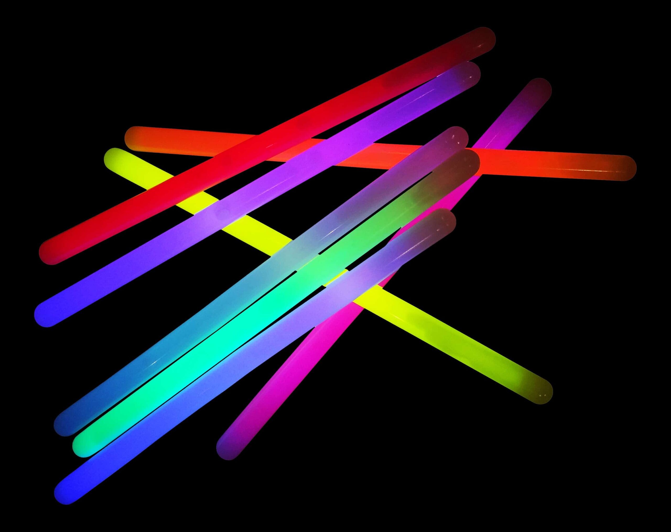 Karanlıkta Parlayan Fosforlu Glow Stick Kalın Çubuk 30 cm 1 Adet (CLZ)