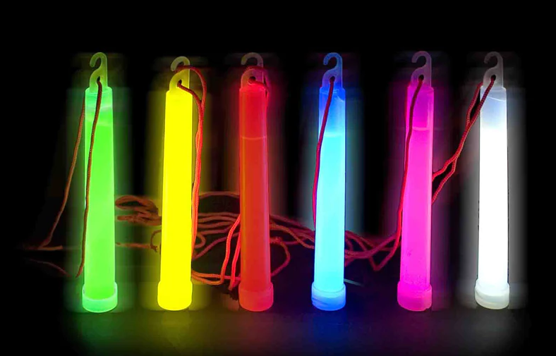 Karanlıkta Yanan Asılabilir ip Aparatlı Glow Stick Kolye Glow Stick Lamba 6 Adet 6 Renk 15 cm (CLZ)