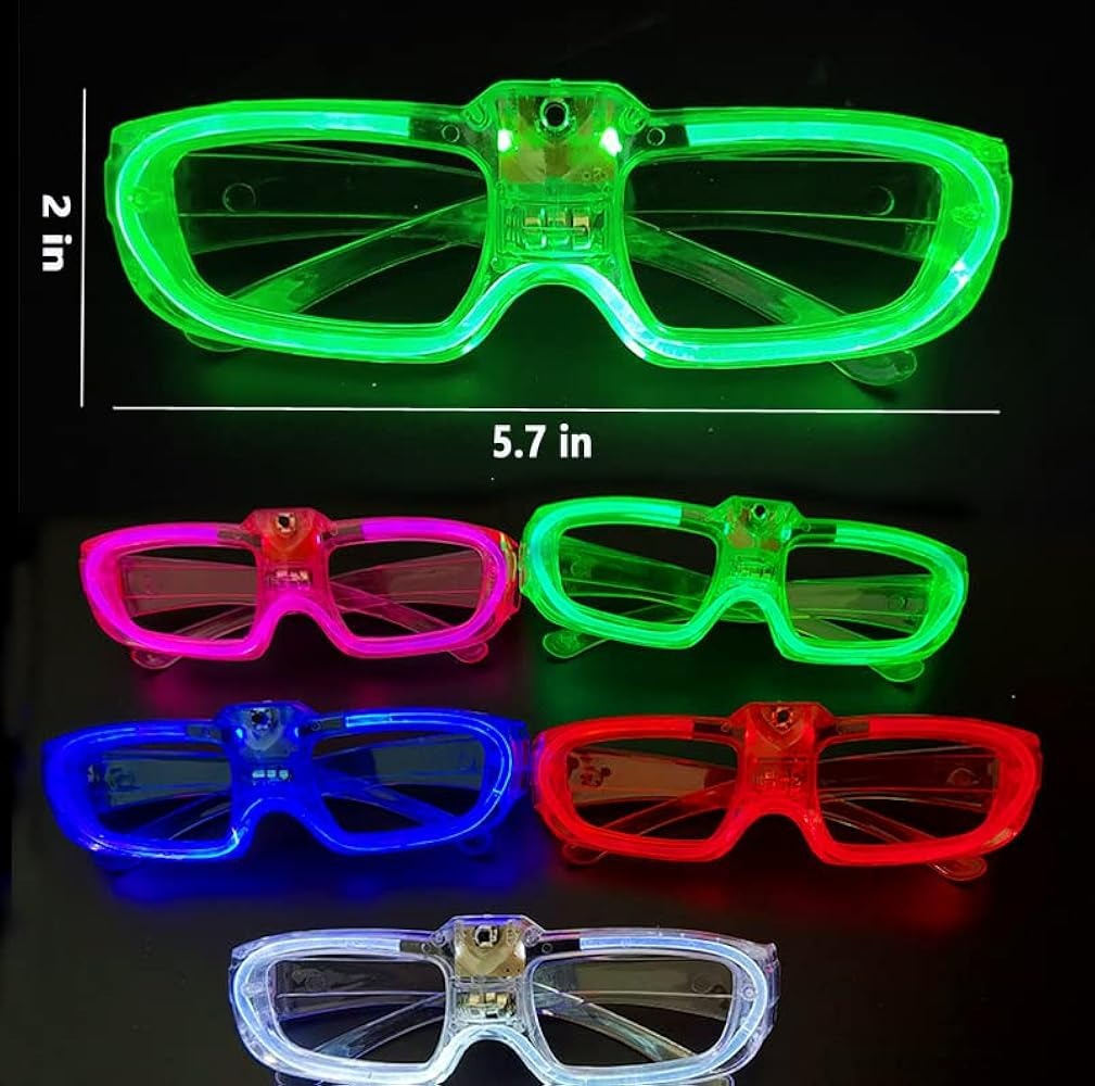 Kırmızı LED Işıklı Parti Gözlüğü 3 Modlu – Glow & Gece Eğlence Gözlüğü Kırmızı LED Işıklı Parti Gözlüğü 3 Modlu – Glow & Gece Eğlence Gözlüğü