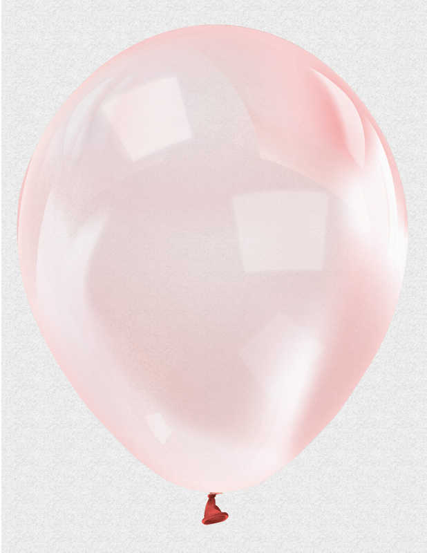Kırmızı Renk Ekstra Şeffaf Lateks Balon 100 Adet (CLZ)