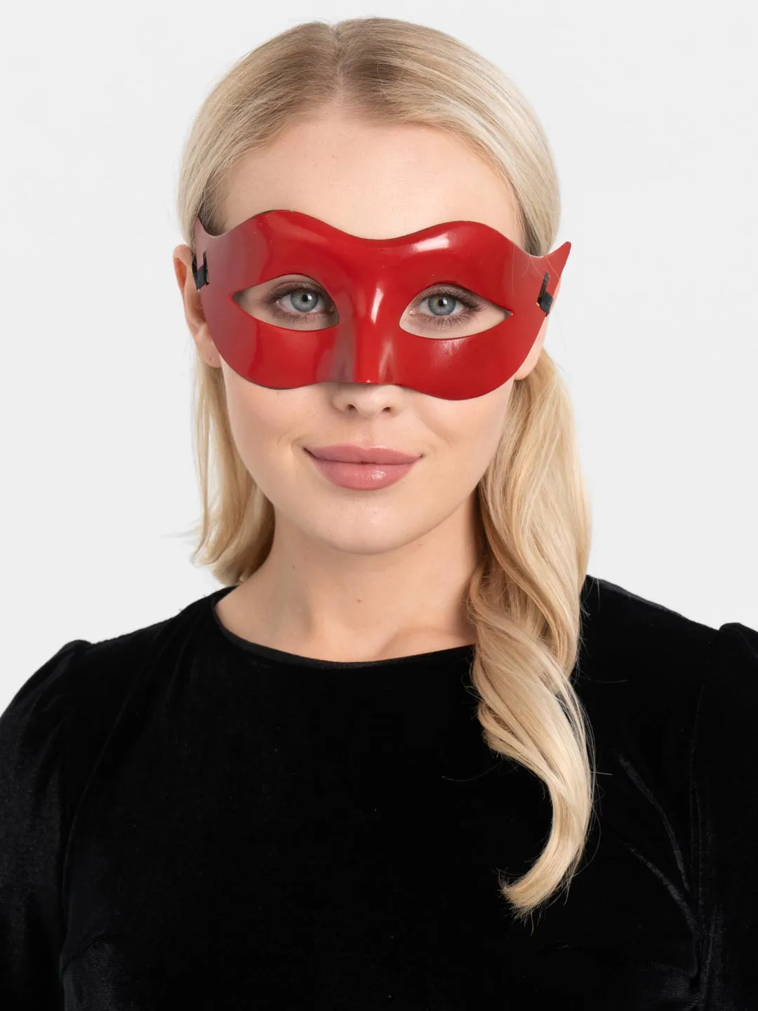 Kırmızı Renk Masquerade Kostüm Partisi Venedik Balo Maskesi (CLZ)