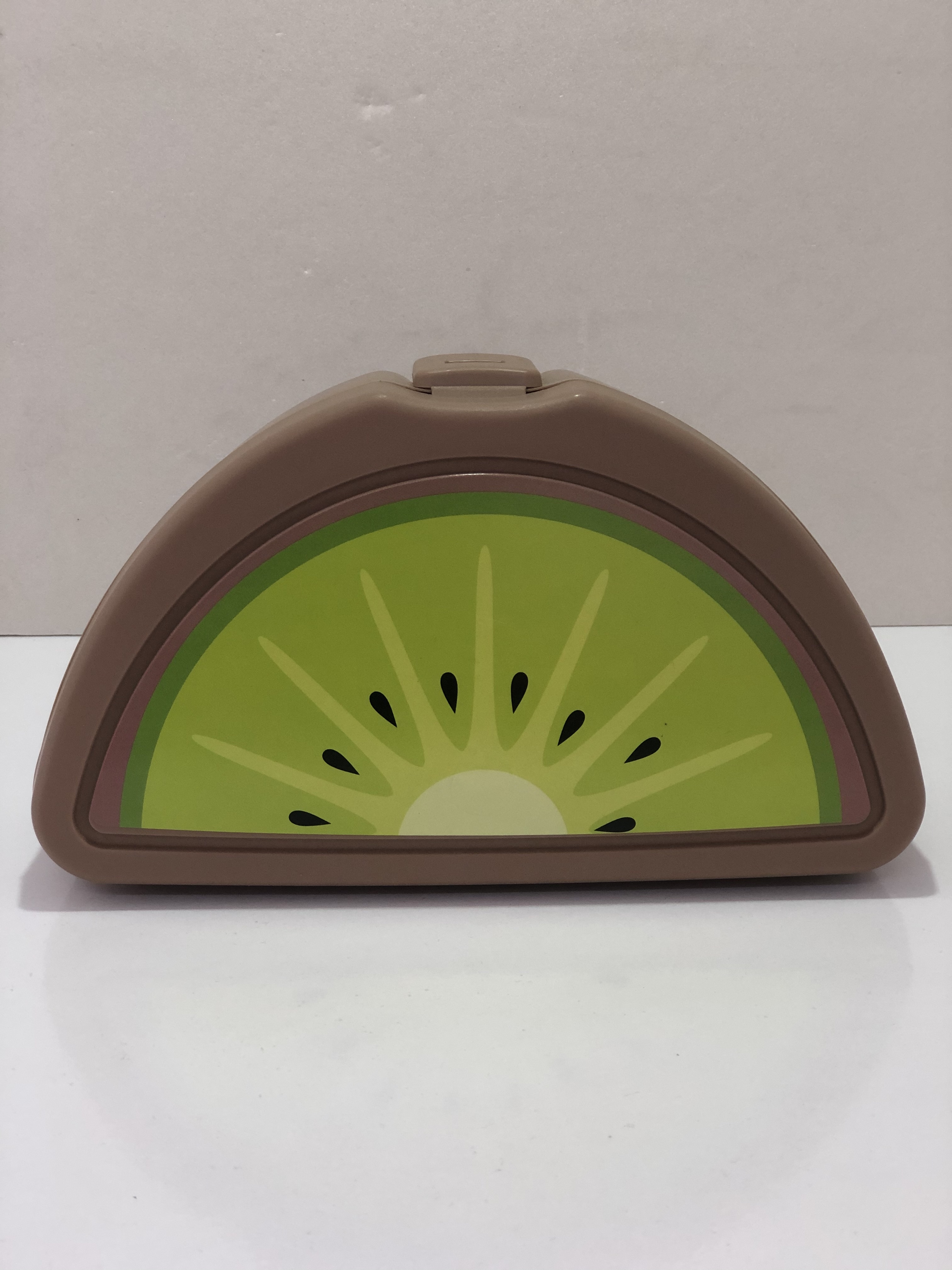 Kivi Model Lunch Box Saklama Kabı – Çatal Kaşık Hediyeli  (CLZ)