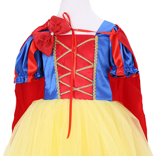 Kız Çocuk Kabarık Pamuk Prenses Kostümü + Tarlatan + Pelerin + Taç (CLZ)