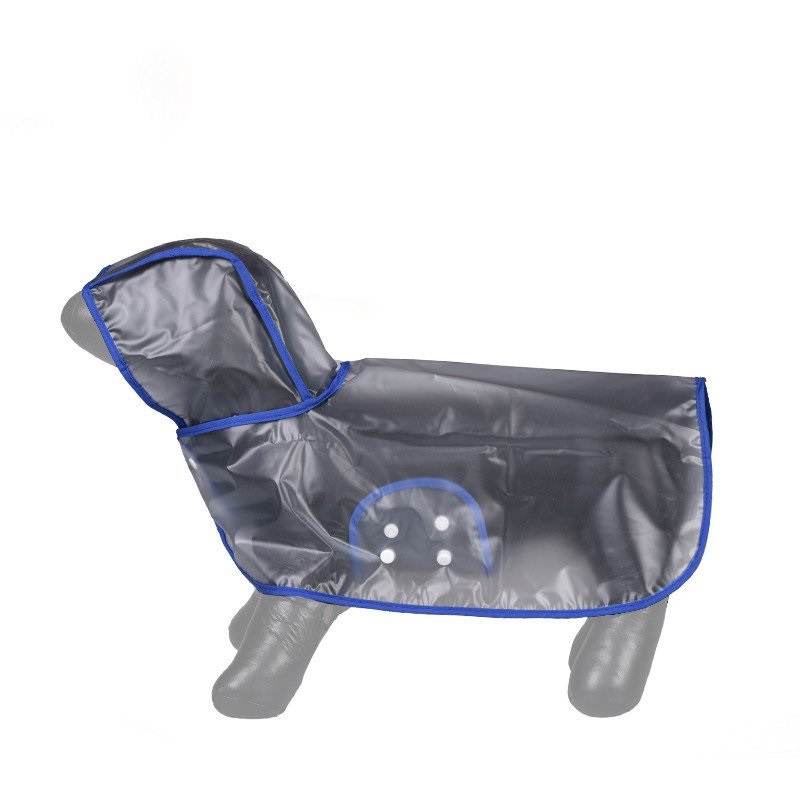Köpek Yağmurluğu - Mavi - (Medium) (CLZ)