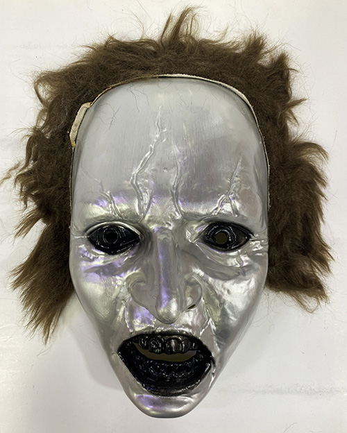 Koyu Kahve Saçlı Plastik Michael Myers Maskesi 26x17 cm (CLZ)