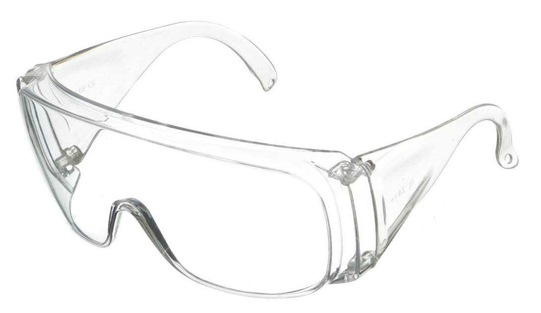 CLZ174 Laboratuvar Gözlüğü / Çapak Gözlüğü Şeffaf