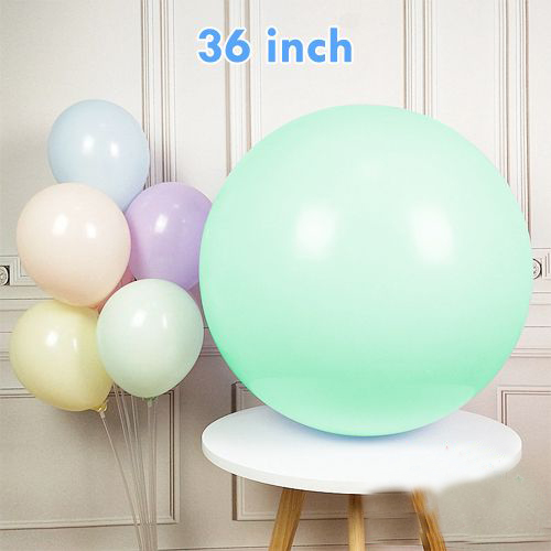 Su Yeşili Renk Mega Boy Jumbo Makaron Balon 36 İnch (CLZ)
