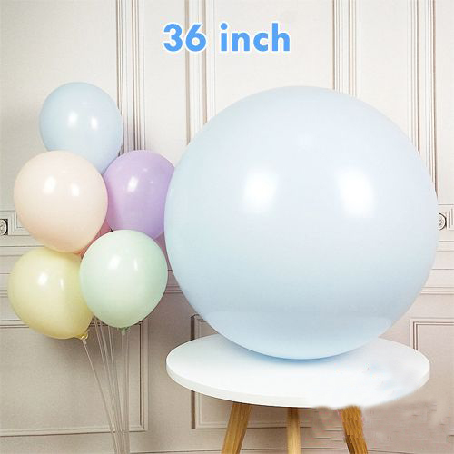 Mavi Renk Mega Boy Jumbo Makaron Balon 36 İnch (CLZ)