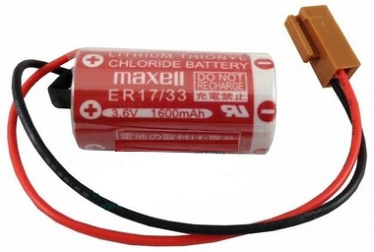 Maxell ER17/33 3.6V 2/3A Size Lithium Pil - Kahverengi Soket Maxell ER17/33 3.6V 2/3A Size Lithium Pil - Kahverengi Soket