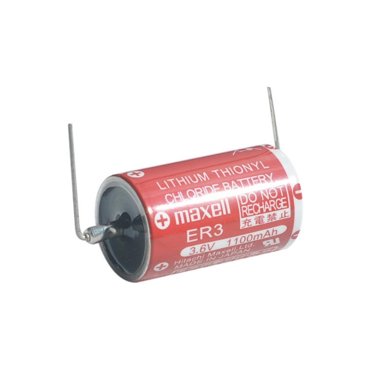 Maxell ER3 3.6V 1/2AA Size Lithium Pil Maxell ER3 3.6V 1/2AA Size Lithium Pil