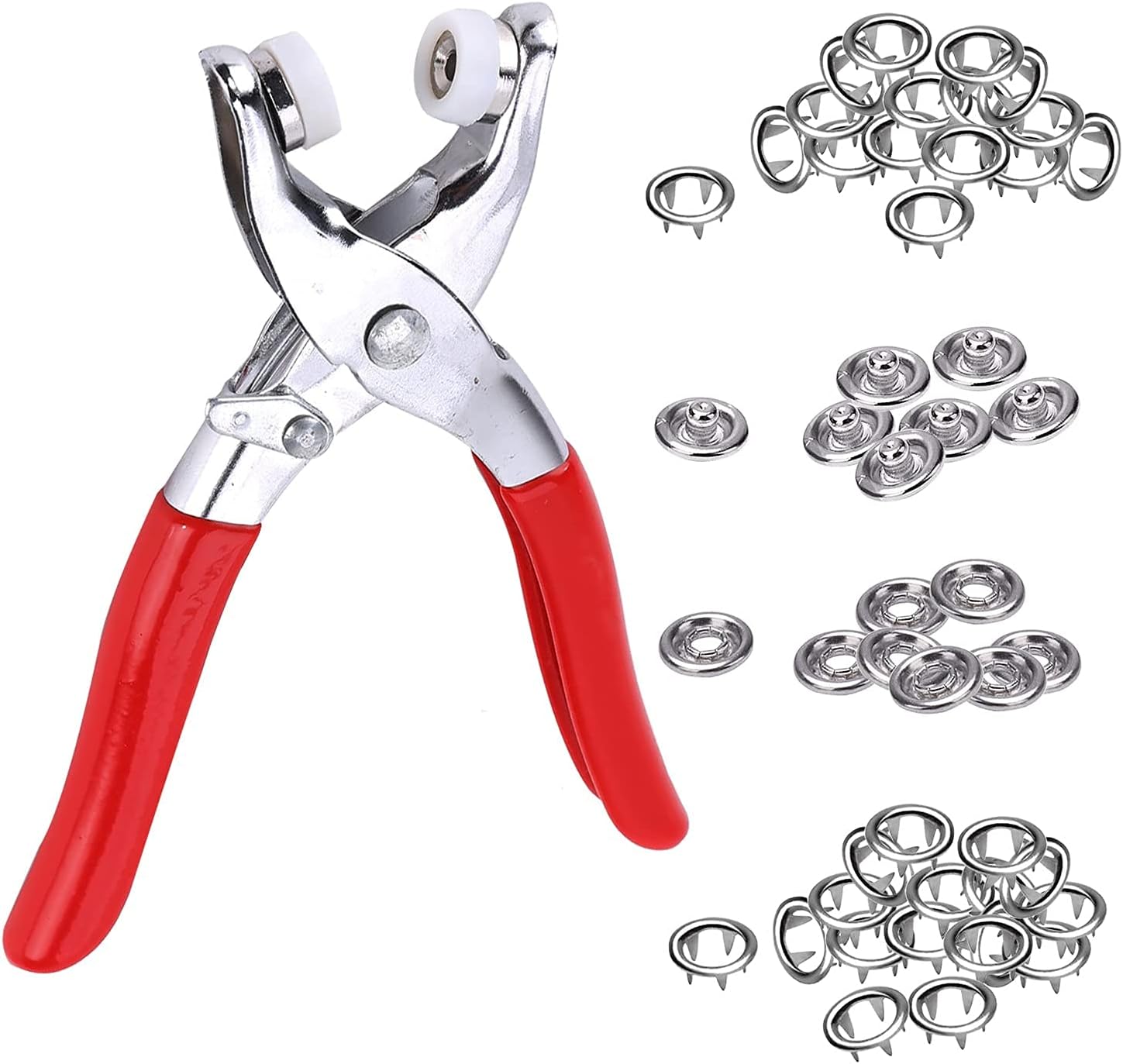 Metal Çıtçıtlı Düğme Pensesi ve Düğmesi (25 Set) Metal Çıtçıtlı Düğme Pensesi ve Düğmesi (25 Set)