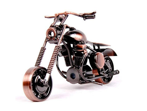 CLZ174 Metal Motosiklet - Bakır