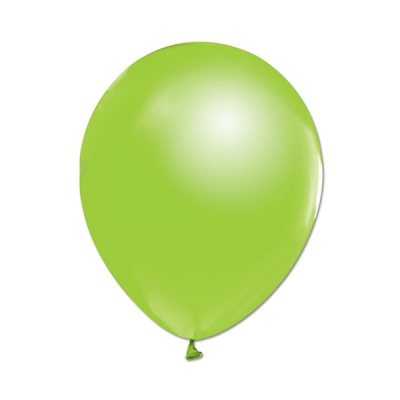 Metalik Açık Yeşil Balon 100 Adet (CLZ)