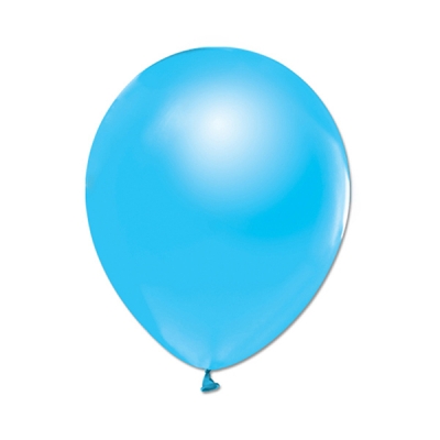 Metalik Balon Bebek Mavisi 100 Adet (CLZ)