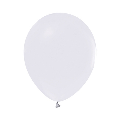 Metalik Balon Beyaz Renk 100 Adet (CLZ)