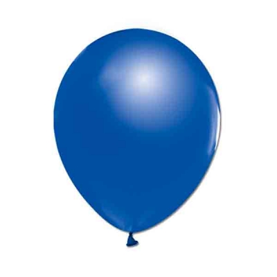 Metalik Balon Koyu Mavi 100 Adet (CLZ)