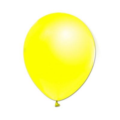Metalik Balon Sarı Renk 100 Adet (CLZ)