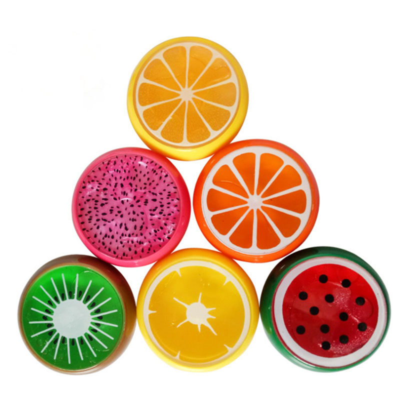 Meyveli Oyun Hamuru Slime Renkli 36 Adet (CLZ)