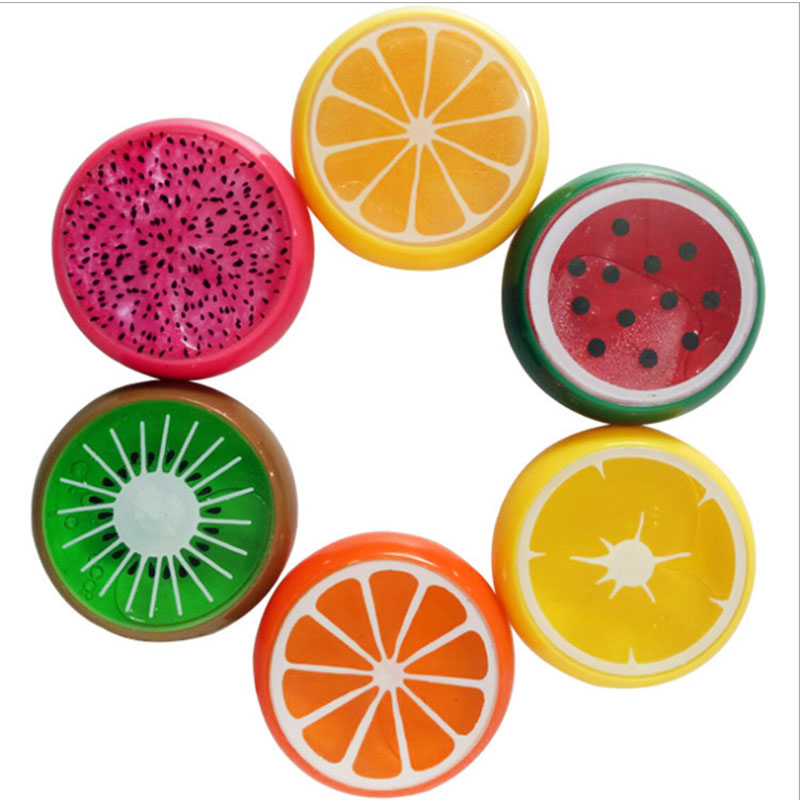 Meyveli Oyun Hamuru Slime Renkli 36 Adet (CLZ)