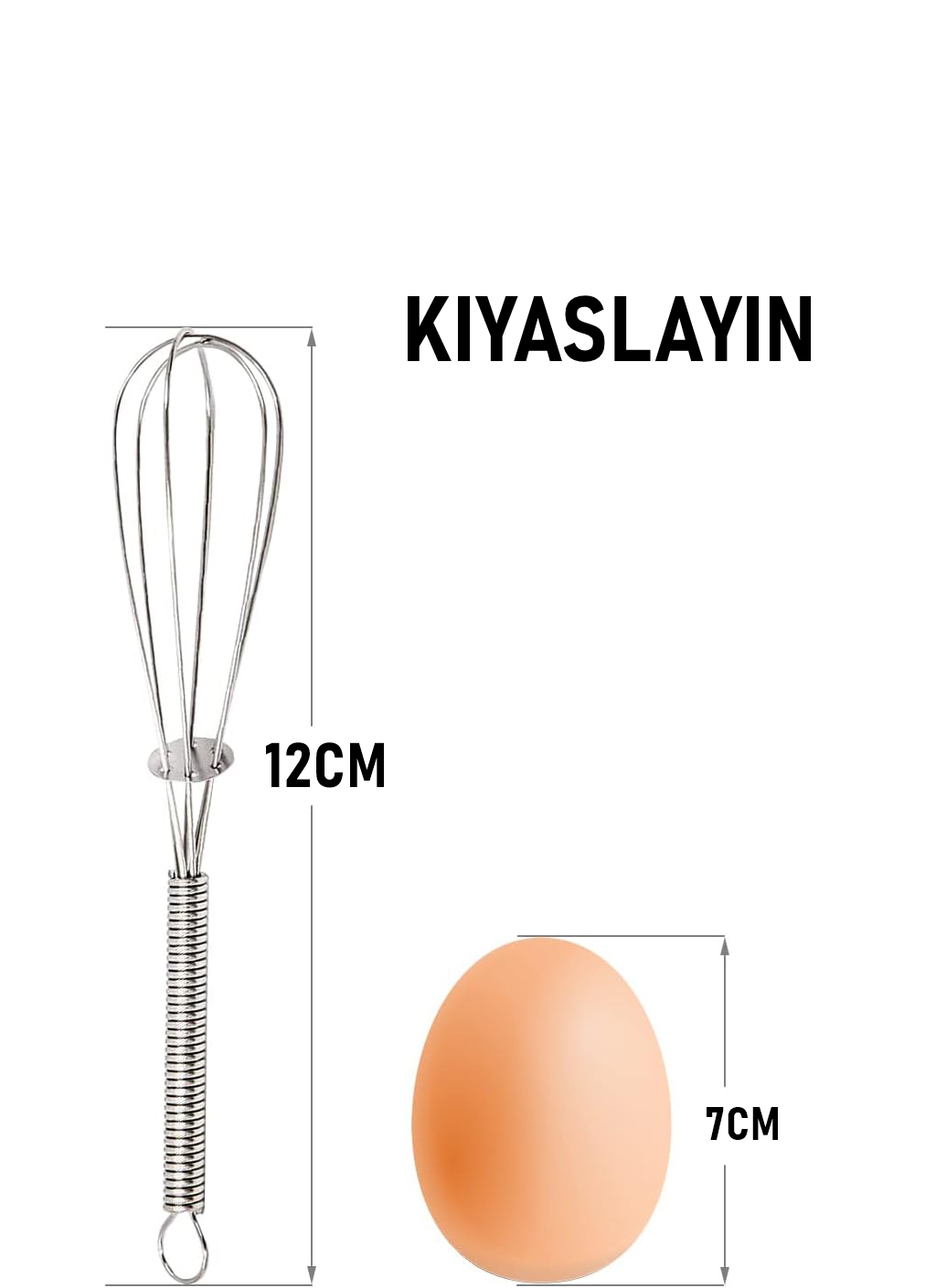 Mini Çırpıcı Çelik 6 adet Mini Çırpıcı Çelik 6 adet