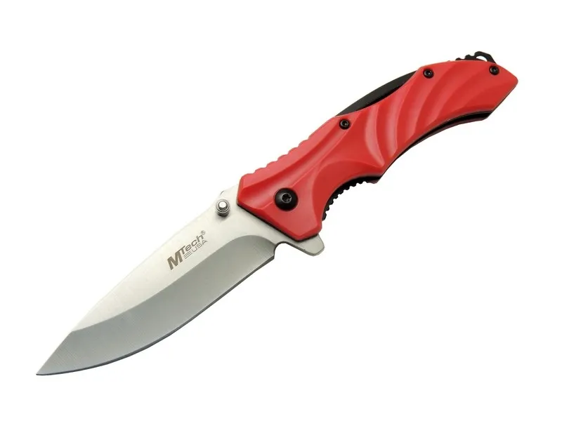 Mtech 4312 Kırmızı Kamp Çakı 20cm - Yarı Otomatik, Kemerlikli Mtech 4312 Kırmızı Kamp Çakı 20cm - Yarı Otomatik, Kemerlikli