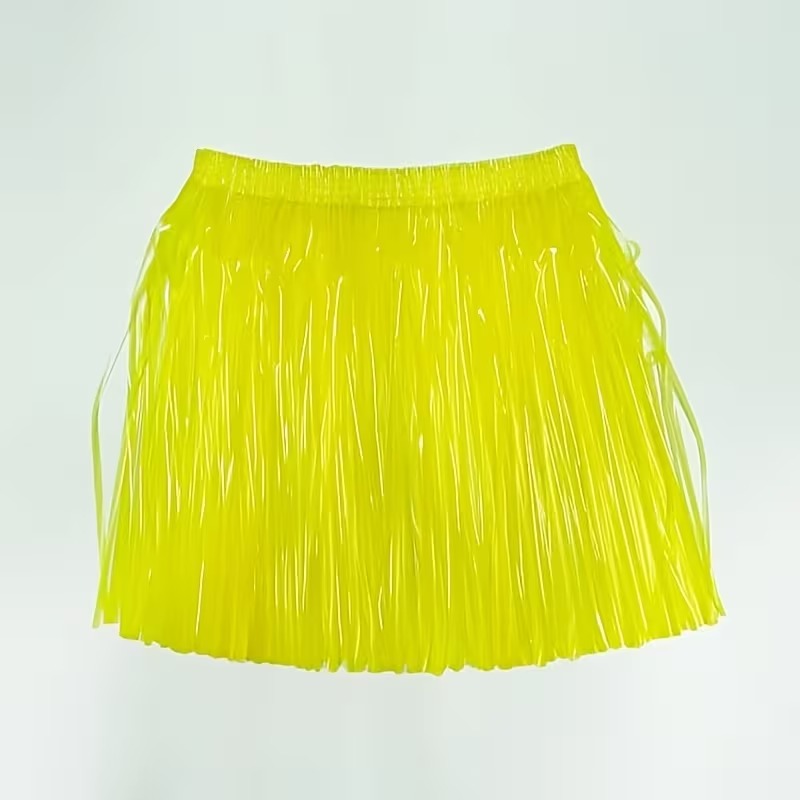 Neon Sarı Hawaii Parti Eteği 40 cm Neon Sarı Hawaii Parti Eteği 40 cm