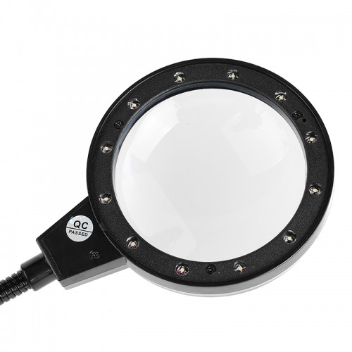 12 Led Clipsli Işıklı Büyüteç Işıklı Masa Lambası Çalışma Lambası 12 Led Clipsli Işıklı Büyüteç Işıklı Masa Lambası Çalışma Lambası