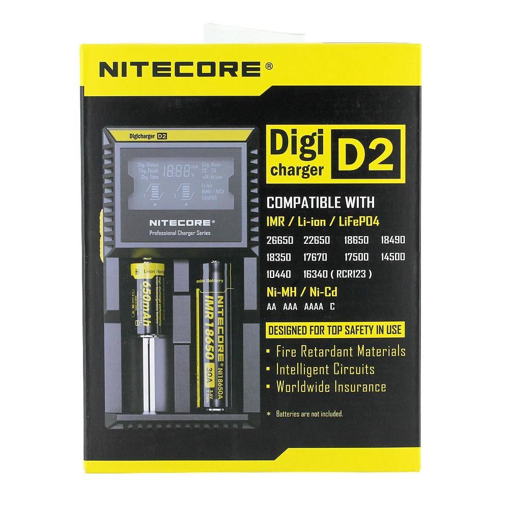 Nitecore D2 Digi Charger Li-ion / NI-CD / NI-MH / LifePO4 Dijital Pil Şarj Cihazı Nitecore D2 Digi Charger Li-ion / NI-CD / NI-MH / LifePO4 Dijital Pil Şarj Cihazı