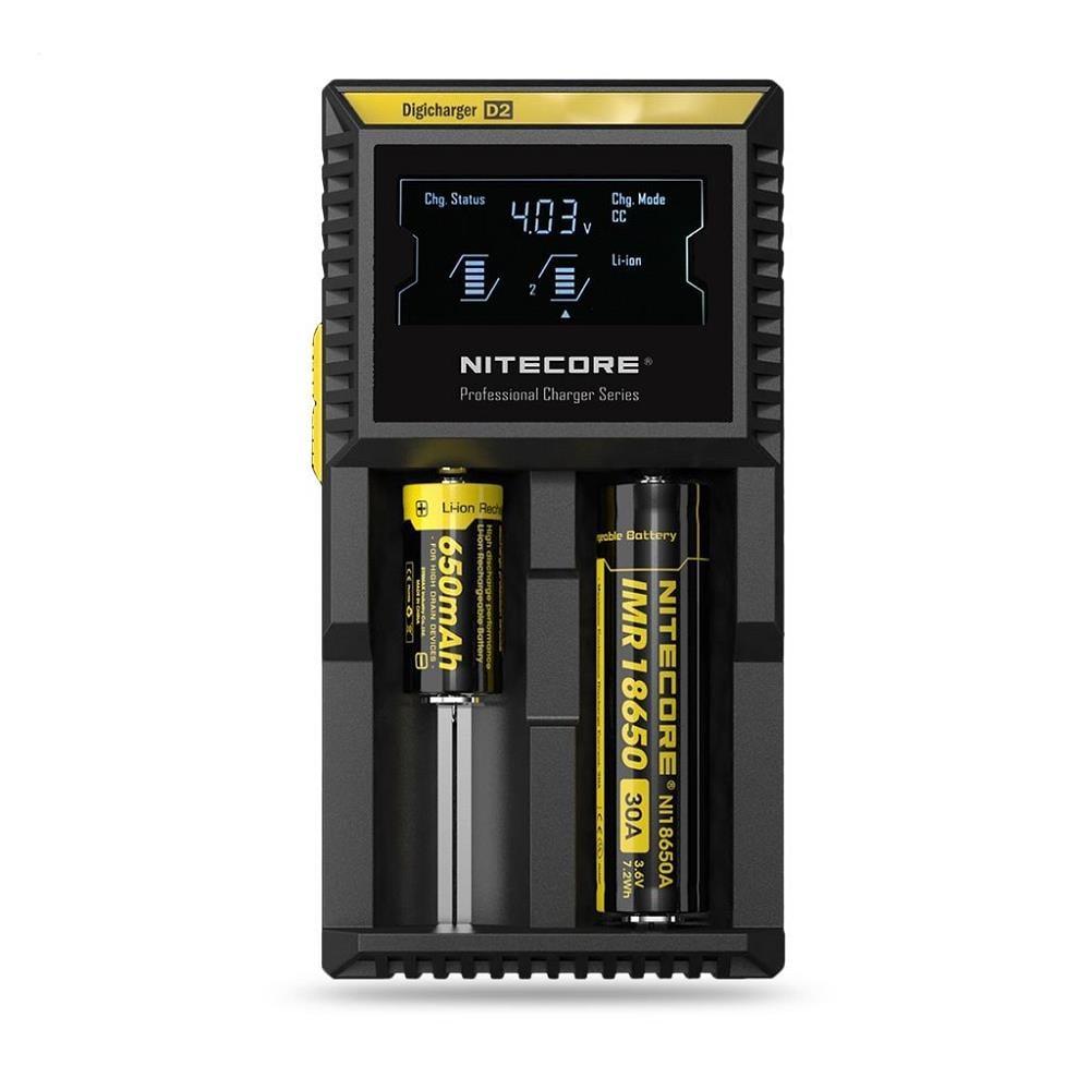 Nitecore D2 Digi Charger Li-ion / NI-CD / NI-MH / LifePO4 Dijital Pil Şarj Cihazı Nitecore D2 Digi Charger Li-ion / NI-CD / NI-MH / LifePO4 Dijital Pil Şarj Cihazı
