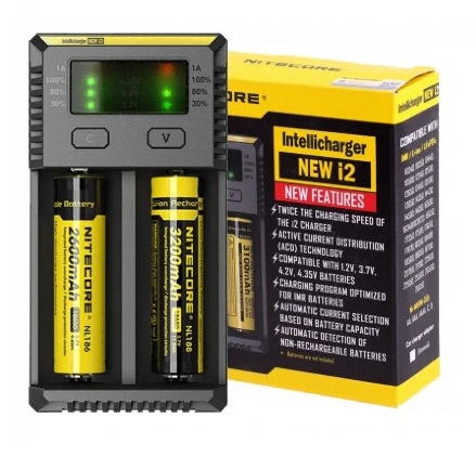 Nitecore New İ2 İntelli Charger Li-ion / NI-CD / NI-MH Pil Şarj Cihazı Nitecore New İ2 İntelli Charger Li-ion / NI-CD / NI-MH Pil Şarj Cihazı