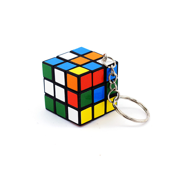 CLZ174 Nostaljik Zeka Küpü Sihirli Mini Rubik Anahtarlık