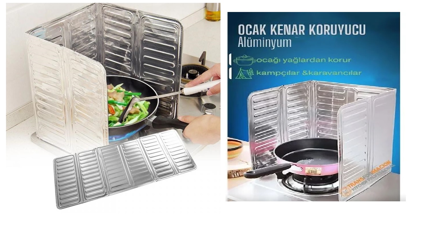 Ocak Kenar Koruyucu Alüminyum Levha - Ev Kamp Karavan Ocak Koruyucu Ocak Kenar Koruyucu Alüminyum Levha - Ev Kamp Karavan Ocak Koruyucu