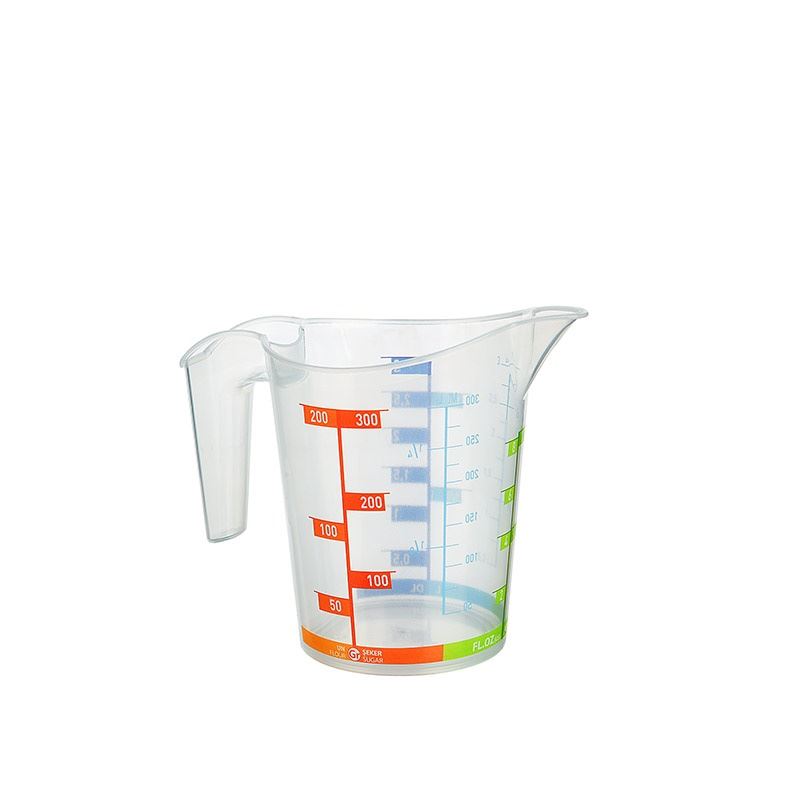 Ölçü Kabı Dereceli Renkli 1000 ML + 300 ML Set