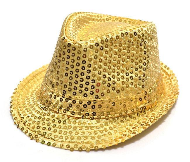 Payetli Çocuk Şapkası Altın Renk (CLZ)