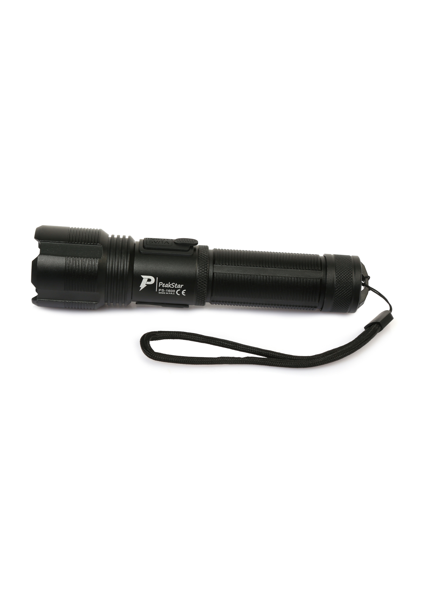 PeakStar Ps-1600 Süper Parlak Led Zoomlu 5 Mod Su Geçirmez Profesyonel Kamp Bekçi Avcı Feneri PeakStar Ps-1600 Süper Parlak Led Zoomlu 5 Mod Su Geçirmez Profesyonel Kamp Bekçi Avcı Feneri