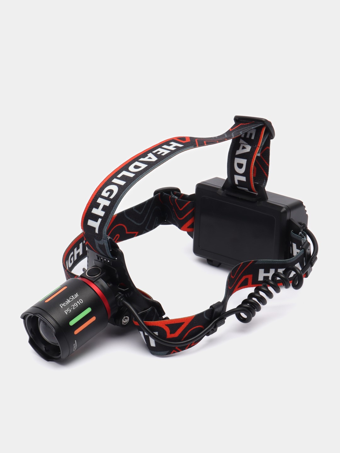 PeakStar PS-2910 Şarjlı Profesyonel Zoomlu Kamp Avcı Balıkçı Kafa Lambası Feneri PeakStar PS-2910 Şarjlı Profesyonel Zoomlu Kamp Avcı Balıkçı Kafa Lambası Feneri