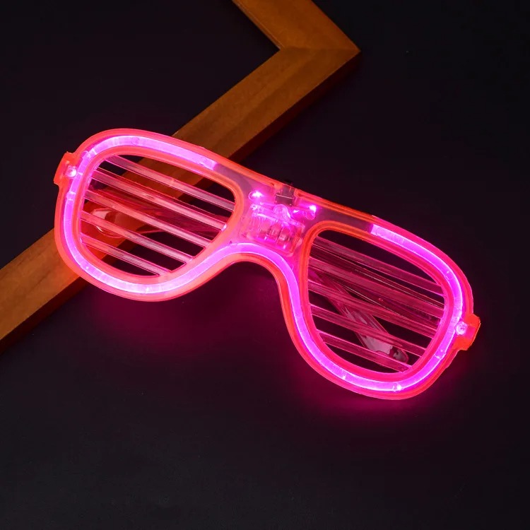 Pembe Led Işıklı Parti Gözlüğü - Neon Glow Şerit Gözlük 3 Modlu Pembe Led Işıklı Parti Gözlüğü - Neon Glow Şerit Gözlük 3 Modlu