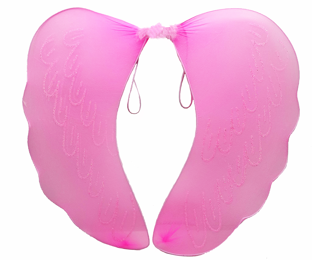 Pembe Renk Ortası Pembe Tüylü Tül Peri Kanadı 40x50 cm Pembe Renk Ortası Pembe Tüylü Tül Peri Kanadı 40x50 cm