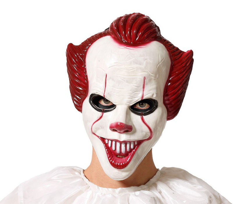 Plastik Joker Maskesi Killer Palyaço Maskesi  (CLZ)