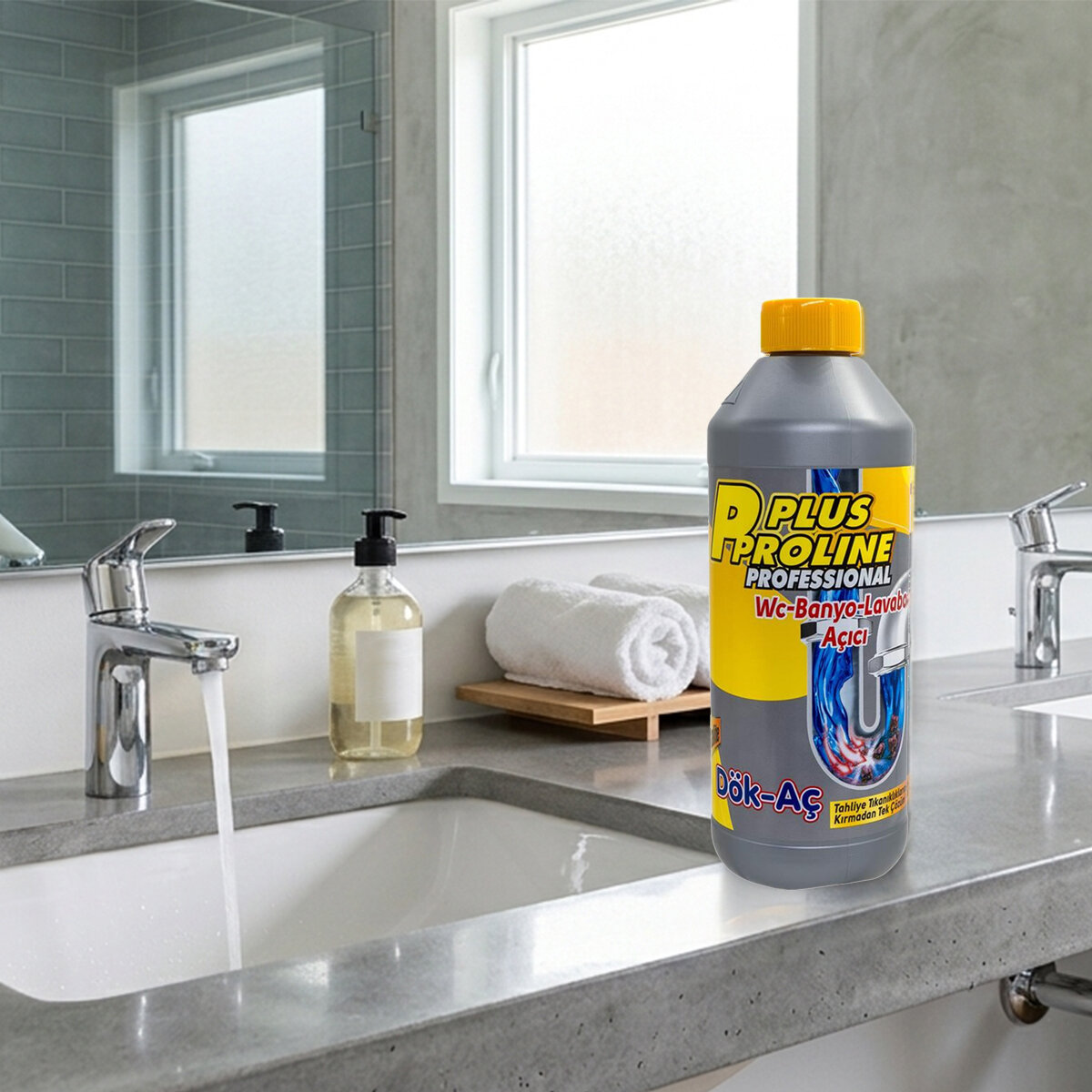 LAVABO AÇICI SIVI 500 GR DÖK AÇ PLUS PROLINE