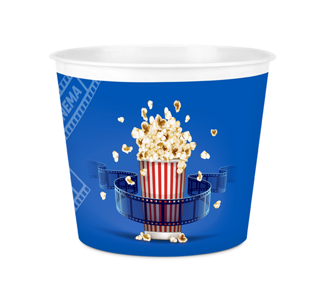 Popcorn Mısır Kovası Dekoratif