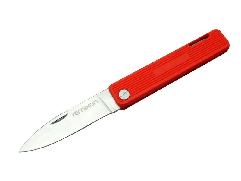 Remixon K200RED Kamp / Bahçe Çakı Kırmızı 18 cm - Manuel, Plastik Sap Remixon K200RED Kamp / Bahçe Çakı Kırmızı 18 cm - Manuel, Plastik Sap