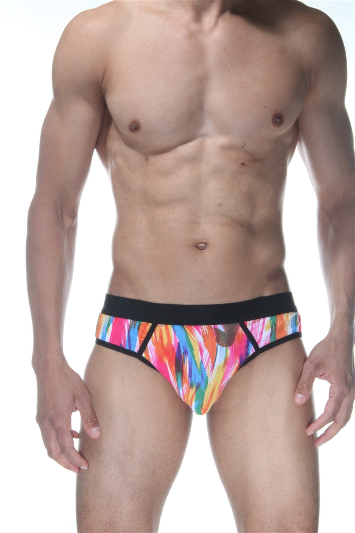 Renkli Jockstrap Fantezi İç Giyim