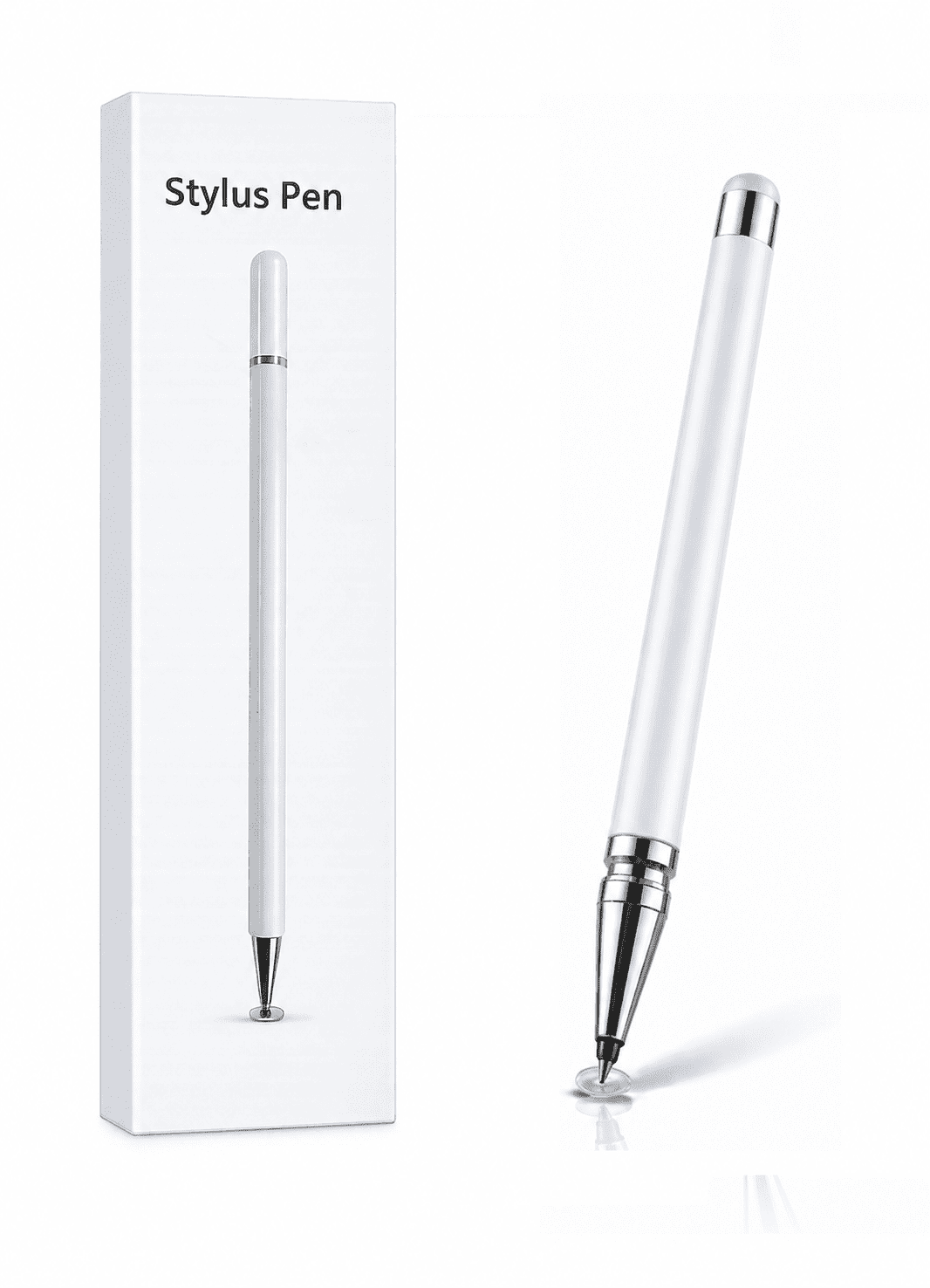 Redmi Note 14 Uyumlu Dokunmatik Stylus Kalem Disk Uçlu Hassas Beyaz Tablet Telefon Çizim Kalemi