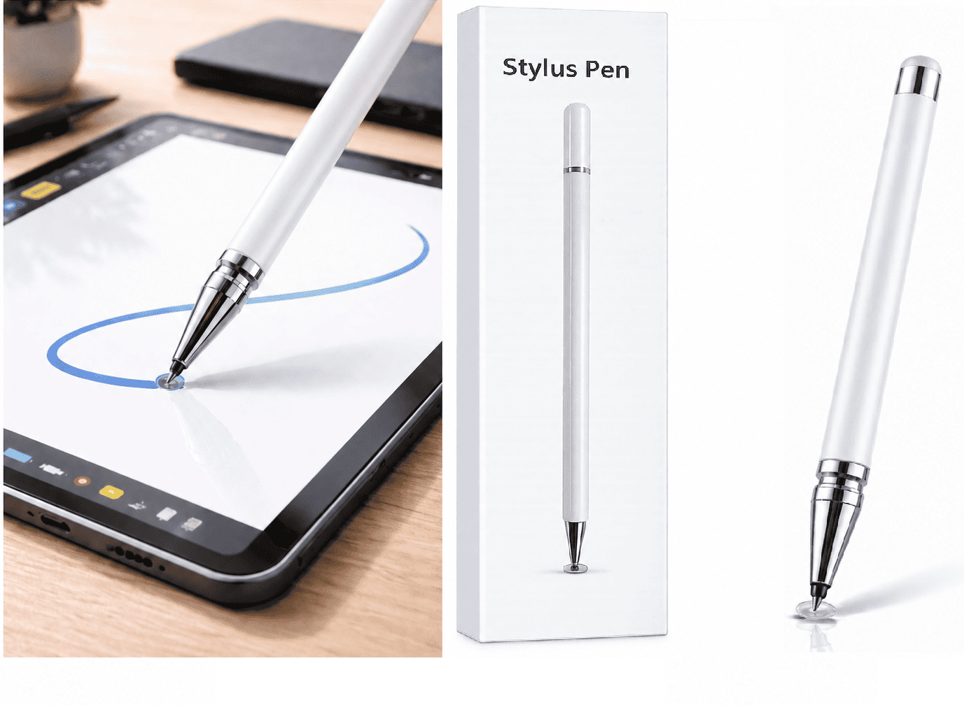 Redmi Note 14 Uyumlu Dokunmatik Stylus Kalem Disk Uçlu Hassas Beyaz Tablet Telefon Çizim Kalemi Redmi Note 14 Uyumlu Dokunmatik Stylus Kalem Disk Uçlu Hassas Beyaz Tablet Telefon Çizim Kalemi
